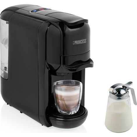 Set: 3in1 Kapselkaffeemaschine für Kapseln, Pads, Filterkaffee & Milchkännchen (1/5)