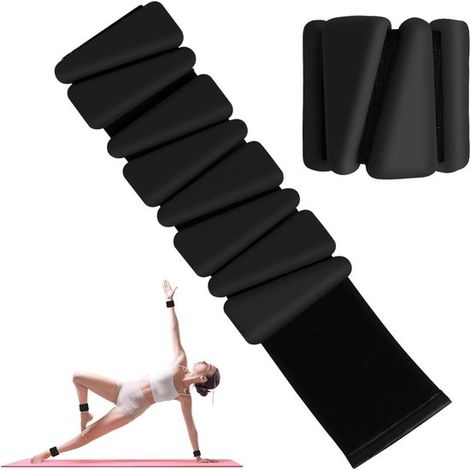 Verstellbare Silikon-Handgelenkgewichte für Damen und Herren – 2-teiliges Set für Yoga, Tanzen, Pilates, Wassergymnastik und Joggen (1/5)
