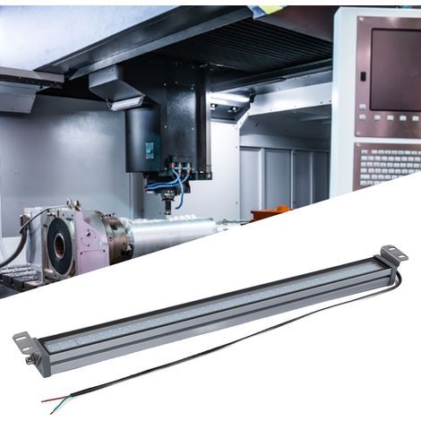 Lampe de travail LED pour tour CNC, 24V/36V, étanche IP67 et antidéflagrante, bande lumineuse en verre trempé, 20W. (1/5)