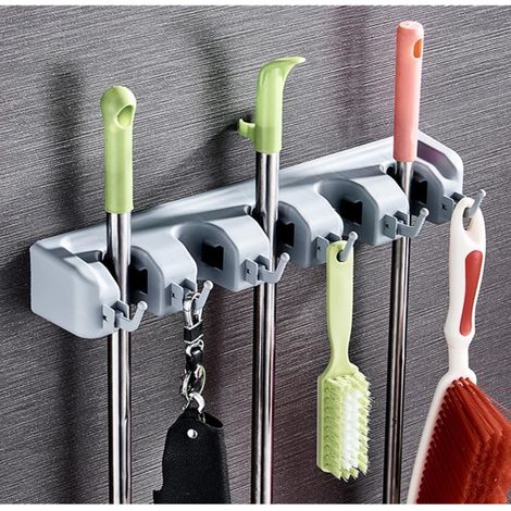 de balai multifonctionnel Healeved en plastique PP avec 5