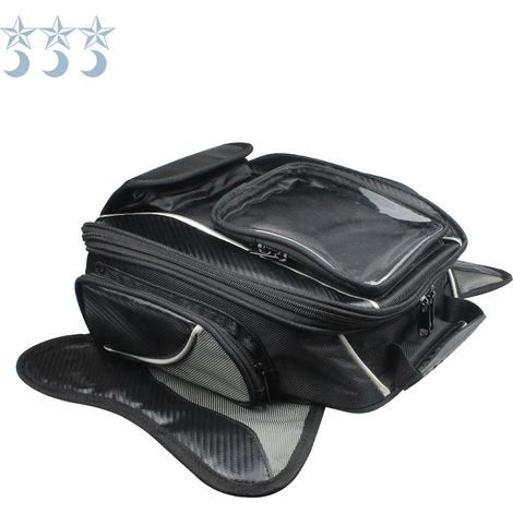 Motorrad-Tankrucksack mit starkem Magneten, großem Fassungsvermögen, Schultergurt, abriebfest, Schultertasche, Reisetasche, wasserdichte Aufbewahrungstasche (1/5)