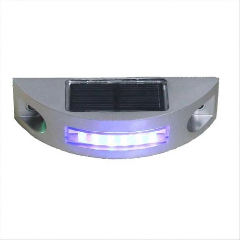 IP68 wasserdichtes, solarbetriebenes LED-Verkehrsschild mit Bodenreflexion und blauem Licht (1/5)