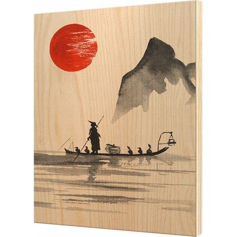 Póster de madera Imagen sobre contrachapado 28x39cm SP722 (1/5)