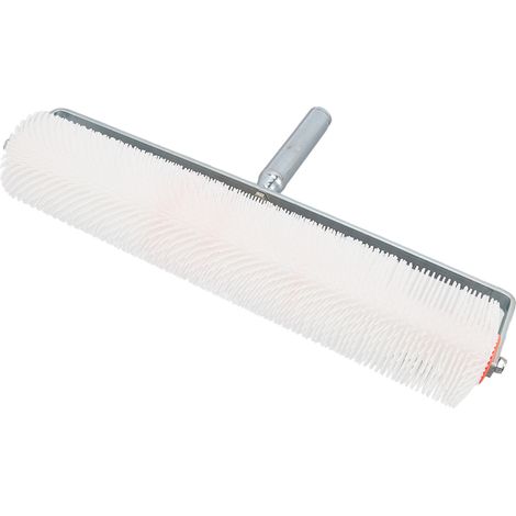 Rouleau à pointes autonivelant et antimousse de 28 mm en PVC, à aiguilles rondes et épaisses, pour l'aération des sols, outils de construction pour ciment époxy. (1/5)