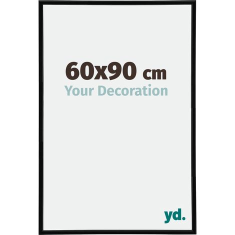 Cadre Puzzle 60x90 cm - cm - Noir Très Brillant - Plastique - Annecy. (1/5)