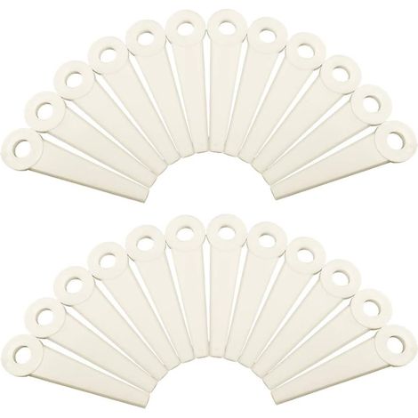 Lot de 24 lames de rechange en nylon pour tondeuse à gazon Polycut 6-3, 20-3, 10-3, 41-3 (1/3)