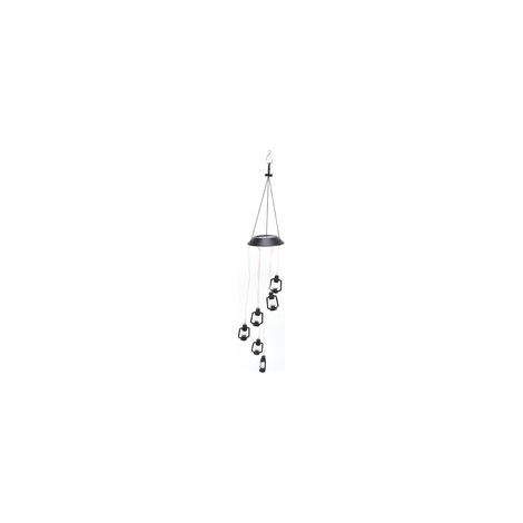 Carillon solaire à vent, design écoénergétique, sensible à la lumière, étanche, éclairage décoratif à changement de couleur pour l'extérieur (1/5)
