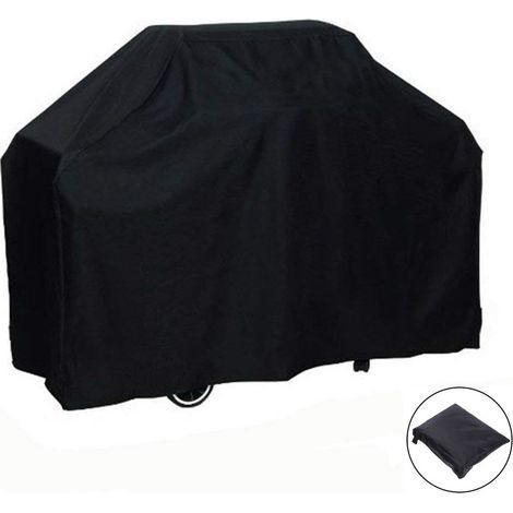 Funda para barbacoa, funda para barbacoa de exterior, funda impermeable para barbacoa compatible con Weber, Brinkmann, Char Broil y más, tejido Oxford 210D resistente y anti-UV (80 x 66 x 100 cm) (1/5)