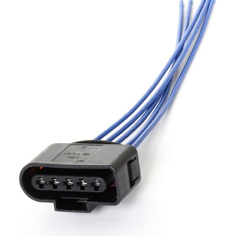 Connecteur 4B0973724 / Fiche automobile / Gaine étanche / Adaptateur / Borne métallique (1/4)