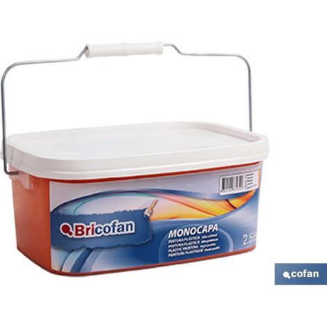 Vernice Plastica Monostrato Arancione (2,5 Lt (1/4)