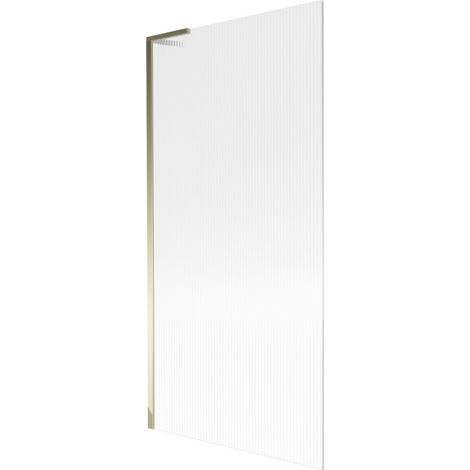 Mexen Next L Badewannen-Faltwand, 1-flügelig, 90 x 150 cm, Streifen, Gold - 895-090-000-03-09-50 (1/5)