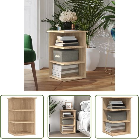 Furniture Limited - Armoire latérale Chêne sonoma 35x35x55 cm Agg (1/5)