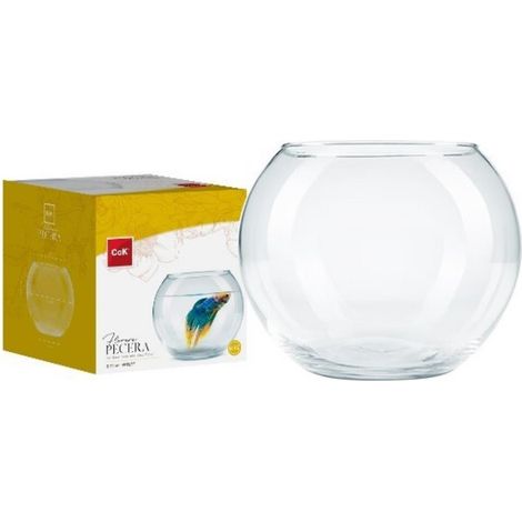 Vaso Decorativo Casa Fiori Palla in Vetro Florero 35 cm (1/2)