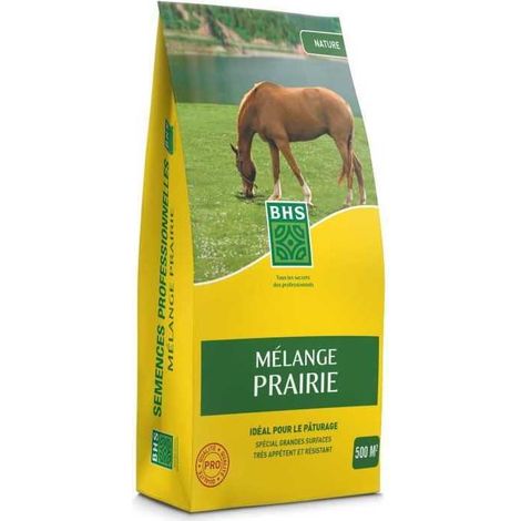 Rasen-Samen - BHS - Wiesenmischung 5kg  500m²  Für extensive Flächen und Weide  Schnell, robust, pflegeleicht. (1/3)