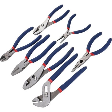 Kit de pinces manuelles, 7 pièces, pour atelier et bricolage (1/5)