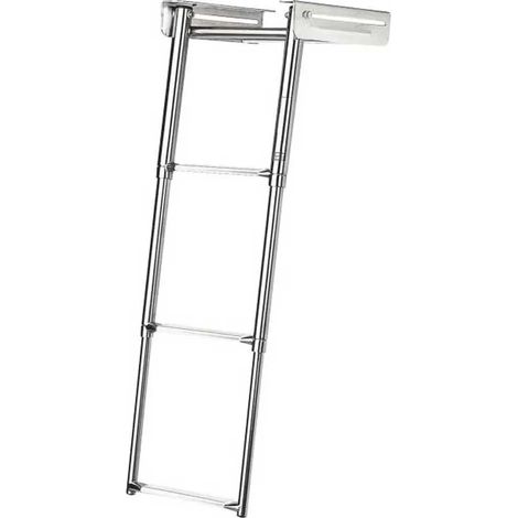 Scala Plastimo 4 steps folding ladder acciaio inox pieghevole resistente