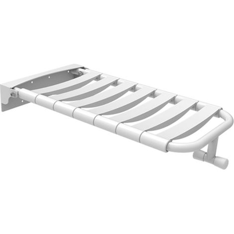 Seggiolino ribaltabile per vasca con doghe, in inox con rivestimento nylon (1/3)