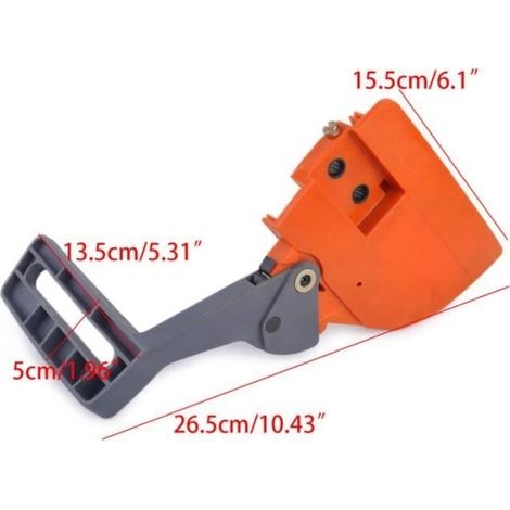 Frein poignée Embrayage Couvercle de pignon pour Husqvarna 136 137 141 142 tronçonneuse pièces( grande qualité)