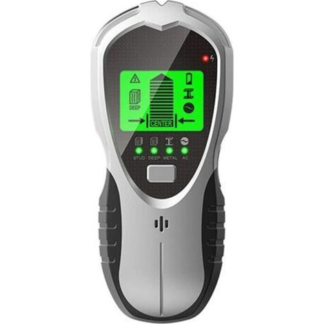 Détecteur de Mur 4 en 1 Detecteur de Metaux Mural avec Écran LCD Détecteur de Montants pour Détection de Cable Électrique Scanner Mural pour Bois Métal Fils AC (1/5)