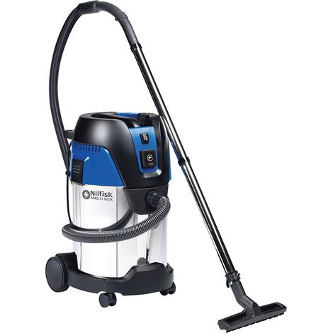 Nilfisk AERO 31-21 PC INOX, Gewerbesauger, blau, Nass- und Trockensauger, robust