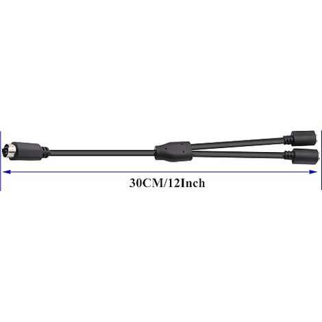 Distributeur Mini DIN Fiche mâle Broches à vers femelle Grand Câble Audio Haut-Parleur, de distribution Souris/Clavier (cm / ft-Broches) (1/4)