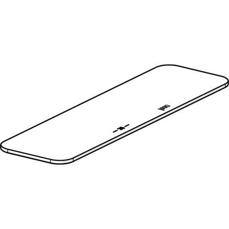 [NEUWERTIG] B-Ware HANSA Deckplatte Armaturen 59914598 für Wasserhahn weiß 1100x500mm Abdeckung (1/2)