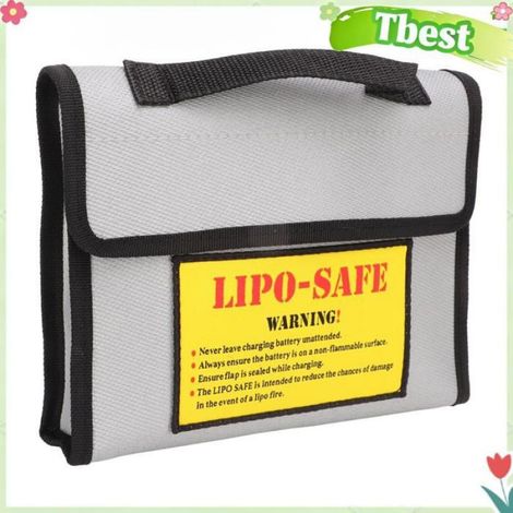 Tbest Sac Batterie Lipo Sécurité Résistant au Feu (1/4)