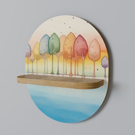 Mensola ovale COLORFUL OASIS (1/5)