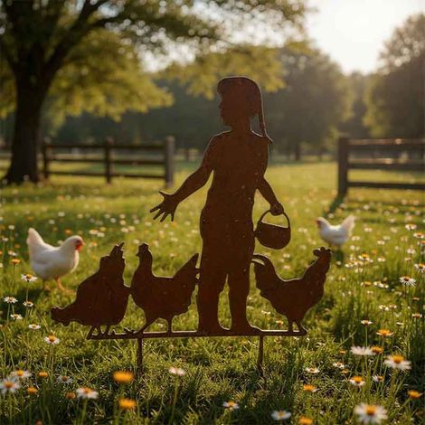 Silhouette déco jardin Campagne109x1x134cm (1/5)