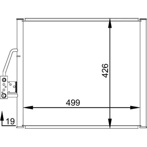 Condenseur, climatisation MAHLE AC 277 000S ALPINA 64538378438 8 378 438