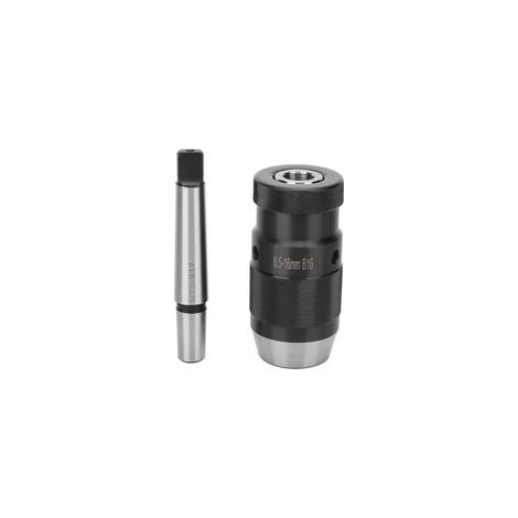 Mandrin sans clé 0,516 mm – Cône Morse MT2B16 – Serrage rapide pour perceuse à colonne, fraiseuse, tour – Haute qualité