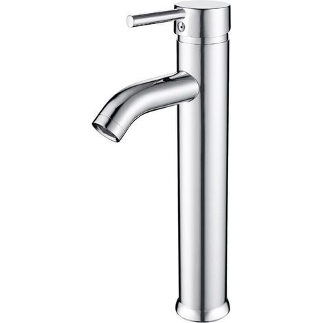 Badezimmerarmatur, Waschbeckenarmatur, regulierbares Warm- und Kaltwasser, mit einem 60 cm langen Wasserzulaufschlauch (1/4)
