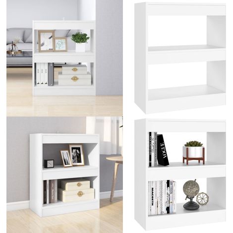 Bücherregal/Raumteiler Weiß 60x30x72 cm - Raumteiler - Bücherregal Weiß