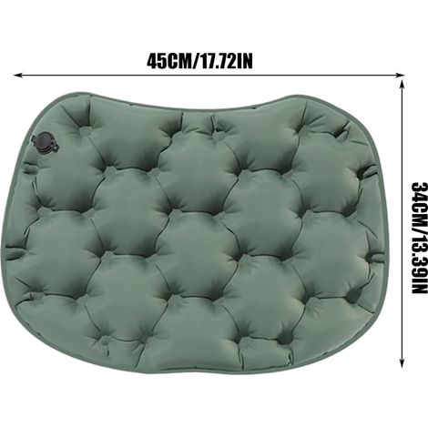 Tragbare, faltbare und feuchtigkeitsbeständige aufblasbare Outdoor-Matte – Olivgrün