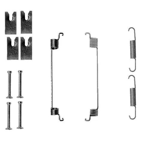 Kit d'accessoires, mâchoire de frein Textar 97031500 CHRYSLER 77363848