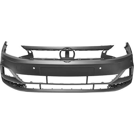 Pare-choc avant à peindre avec 4 trous radars Volkswagen Polo 6 phase 1 2017-2021
