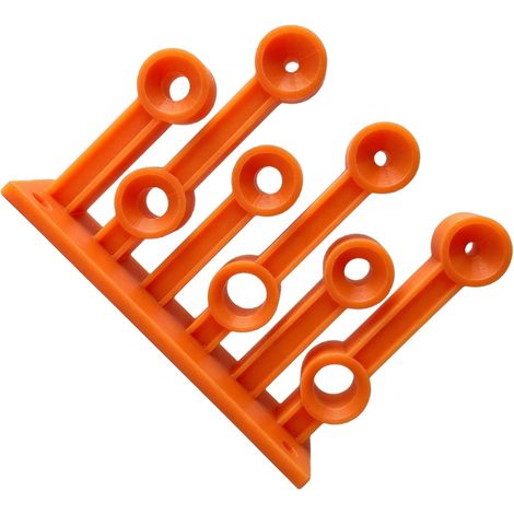 Support de tournevis en acide polylactique convivial pour montage mural sans outil nécessaire Installation facile Support parfait pour le rangement des outils Porte-tournevis mural (1/5)