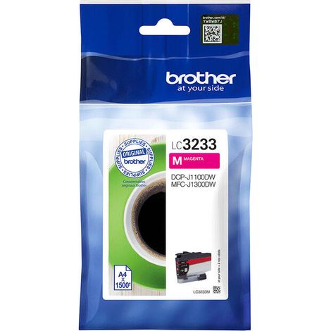Brother LC-3233M cartucho de tinta 1 pieza(s) Original Rendimiento estándar Magenta