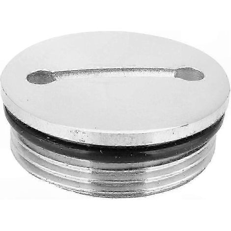 Bouchon de réservoir d'essence en acier 316 poli avec joint d'étanchéité, chaînette de remplissage et couvercle (1/5)