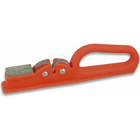 Affûteur de couteaux en plastique avec pierre Albainox, Taille 19,5 Cm, 21025