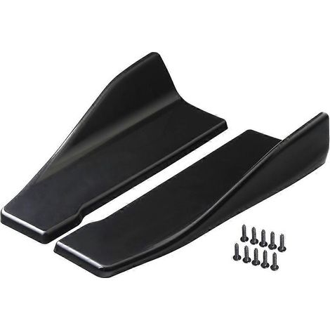 Paar universelle Heckstoßstangenschutzleisten, 35 cm, Heckeckenschutz, Autozubehör (schwarz) (1/5)