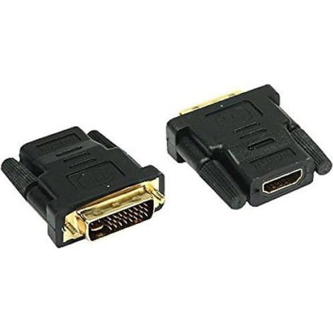 Câble Hdmi-Dvi - 19 Pins - Mâle Hdmi Vers Femelle Dvi - Noir - 1 Pièce