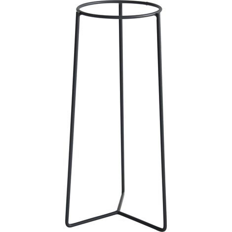 Porte-Plantes Tripode Métal Anthracite 58x21,5 cm – Support Pot Jardin Made in France (1/4)