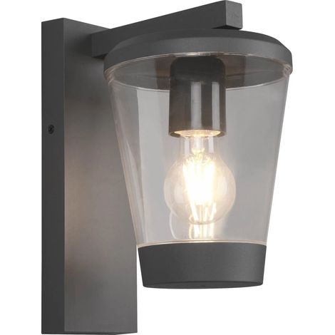 Trio Lighting Aplique de Pared Exterior Farolillo Moderno CAVADO Bombilla excl. 1x E27 max. 40W IP44 (1/5)