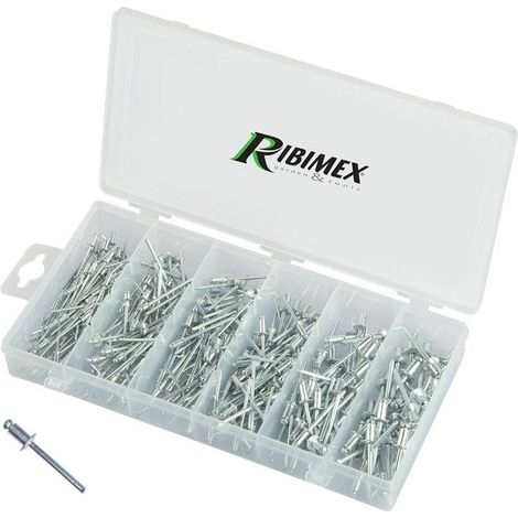 ASSORTIMENTO RIVETTI IN ALLUMINIO totale 320 pz