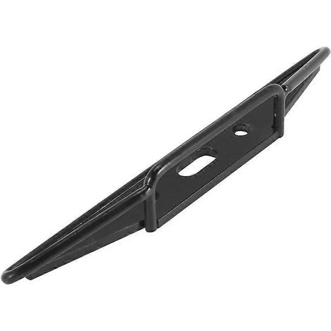 Heckstoßstange aus Metall für MN D90 D99 D99S MN90 MN99S 1/12 RC-Teile, Schwarz