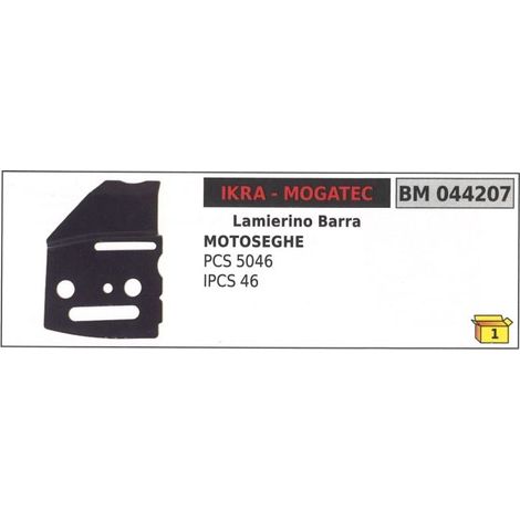 Lamierini barra lato catena IKRA per motosega PCS 5046 IPCS 46 044207