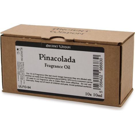 10 ml d'huile parfumée Pinacolada 10 ml - SANS ÉTIQUETTE- Vendu par 1