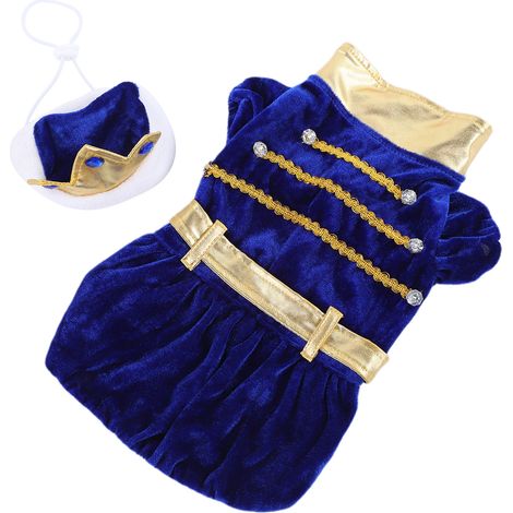 Ensemble mignon pour chien, costume de fête avec chapeau, tenue de Noël, accessoires pour animaux de compagnie (1/5)