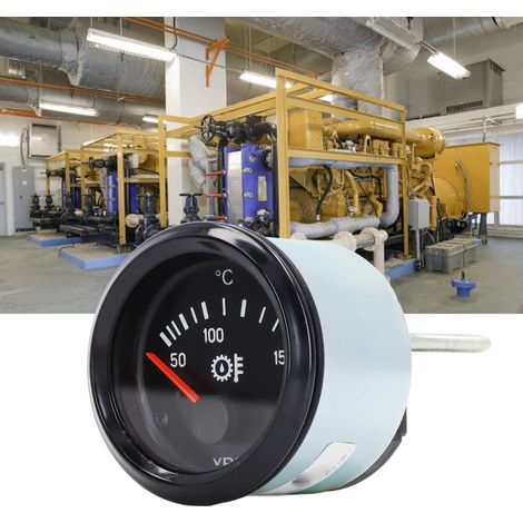 Manomètre de température d'huile VDO à aiguille de 52 mm pour camions/automobiles, générateur diesel 310-030-015 12 V (1/5)